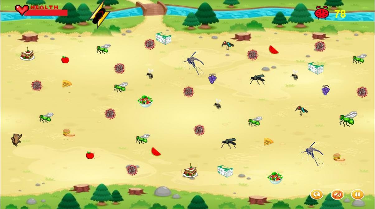 Rigby VS Moskitos 2d screenshot 3