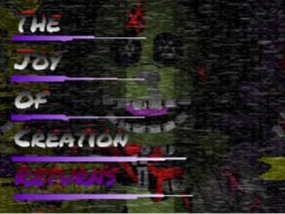 The Joy Of Creation Returns---V3.8