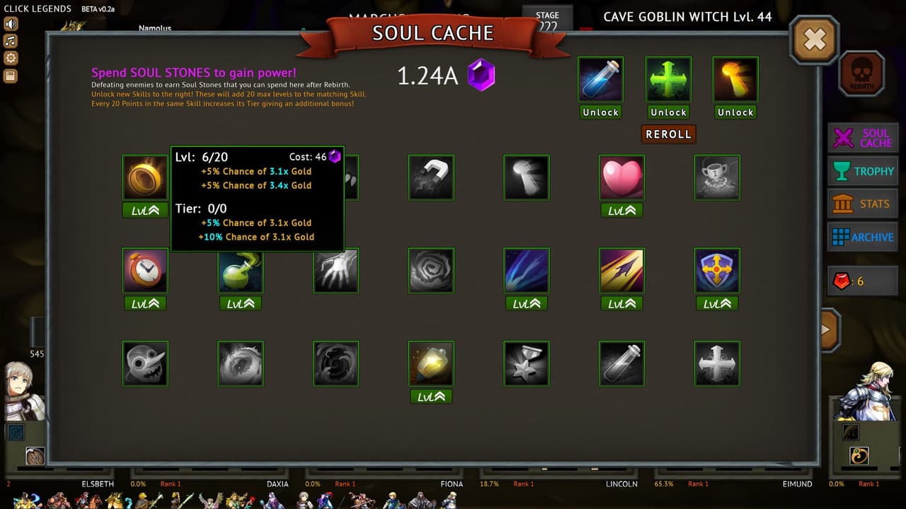 Click Legends screenshot 3