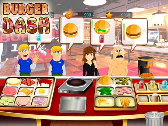 Burger Dash - Top Free Burger Cooking Diner Games screenshot 4