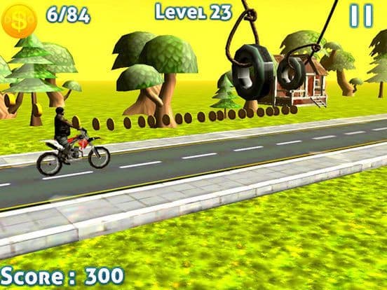 Dirt Bike Highway Stunt Racer screenshot 2
