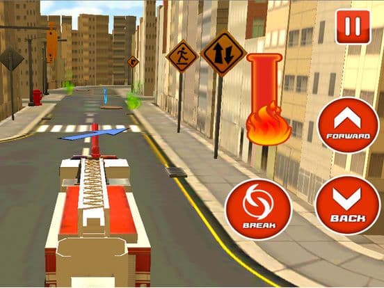 City Fire Fighter Rescue Truck Sim screenshot 5