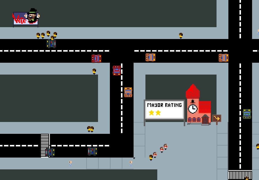 GMTK GameJam 2020 Entry: Mayor Hussle