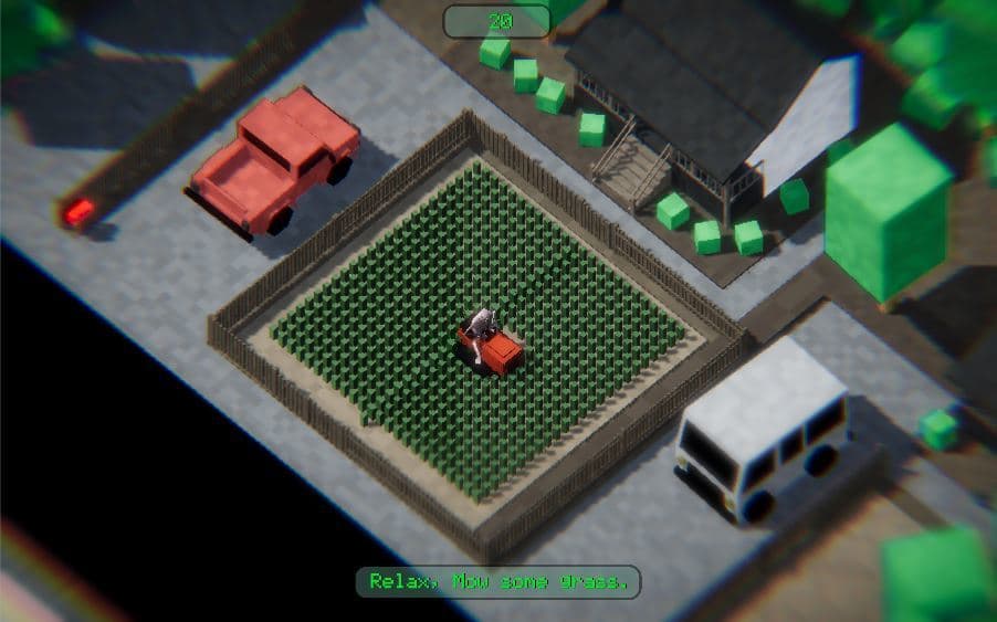 Relax, mow some grass. screenshot 2