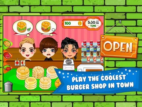 Burger Cooking Restaurant Maker Jam - the mama king food shop in a jolly diner story dash game! screenshot 2