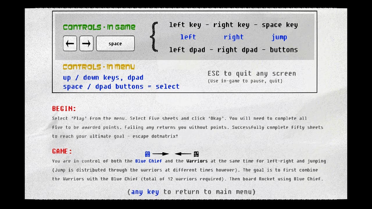 Mooshkins: Escape Dotmatrix screenshot 3