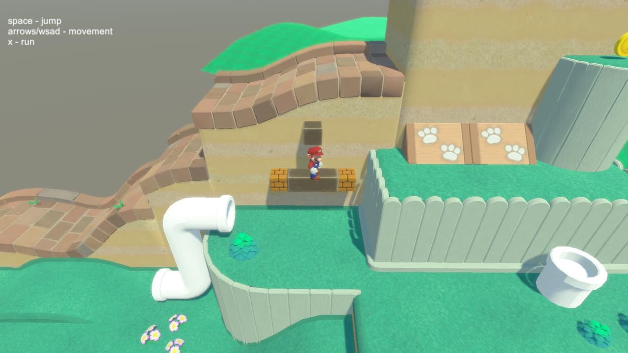 mario 3d prodotype screenshot 4