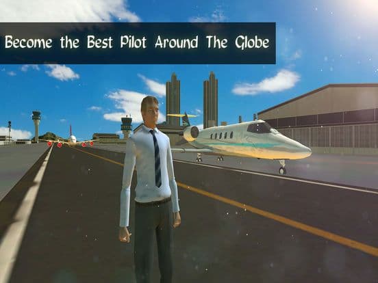 Airplane Flight School Pilot