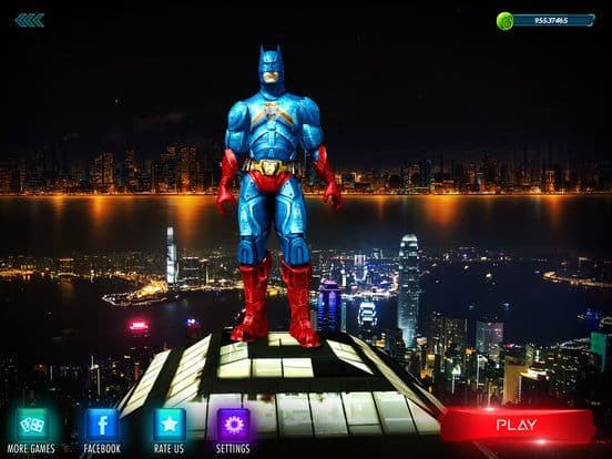 Flying Bat Hero Simulator screenshot 2