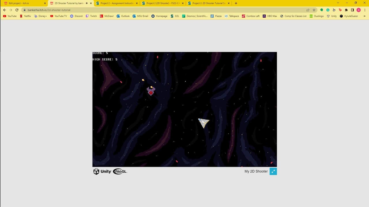 2D Shooter Tutorial (bankerha) screenshot 4