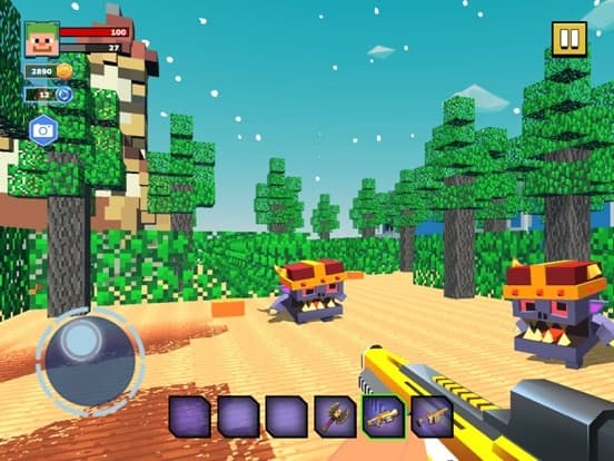 Fire Craft: 3D Pixel World screenshot 4
