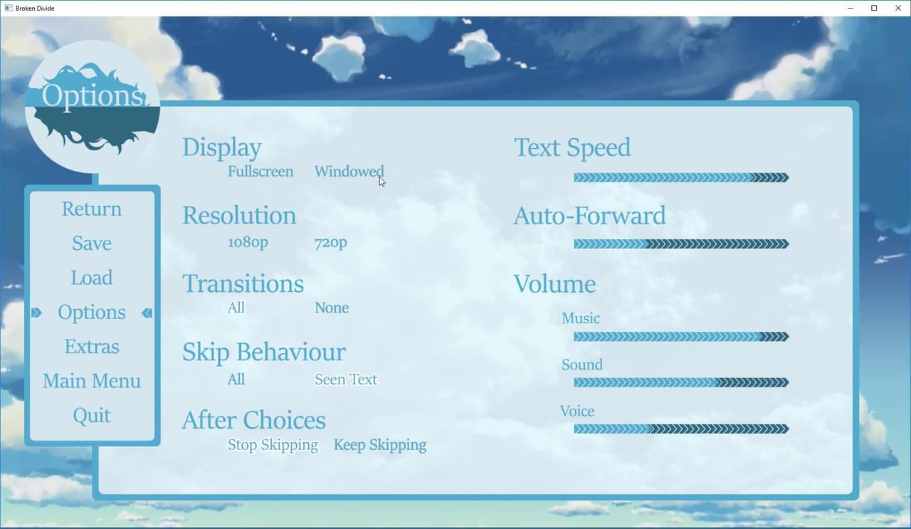 Broken Divide - UI Demo screenshot 3