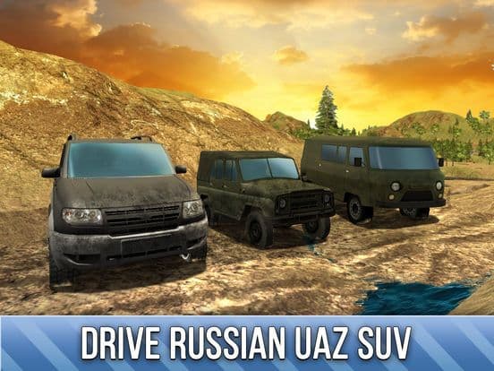 Offroad UAZ 4x4 Simulator 3D - Meet Russian trucks screenshot 4