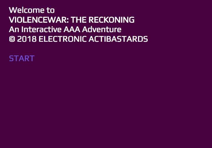 VIOLENCEWAR: THE RECKONING