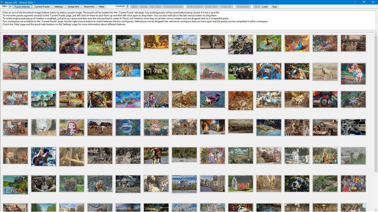 Jigsaw Jolt: Neural Style 1 screenshot 4