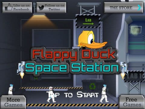 Flappy Duck Space Station screenshot 2