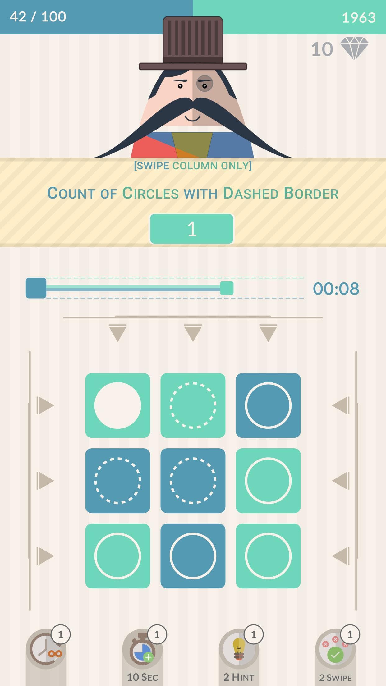 Mr. Mustachio: #100 Rounds (itch) screenshot 3