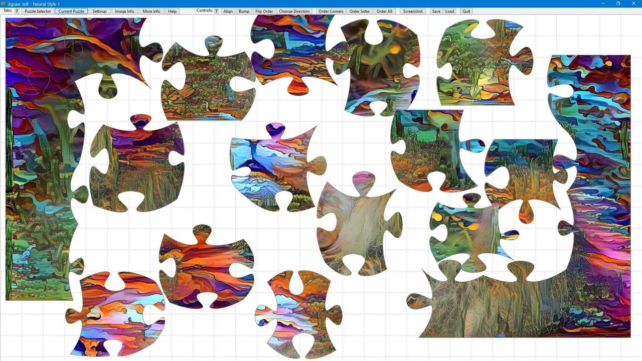 Jigsaw Jolt: Neural Style 1 screenshot 3