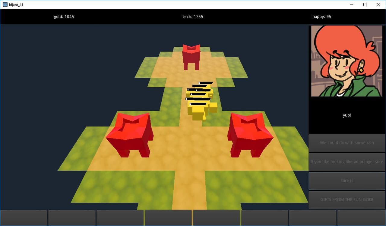 Realtime Strategy Dating Sim - Ludum Dare 41 screenshot 2