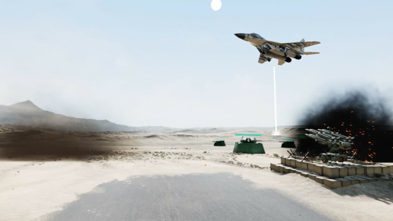 VR Modern Wars: Advance under air raid