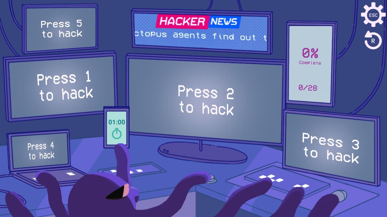 Hacktopus (Radetzky, Ryanocerou5, AlexMoot, mintwatercolor) screenshot 2