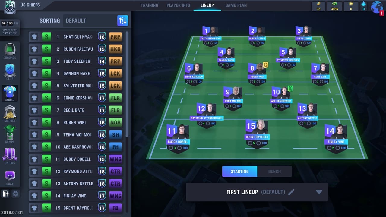 Blackout Rugby screenshot 6