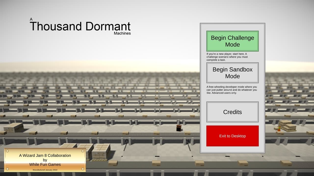 A Thousand Dormant Machines (whilefun)