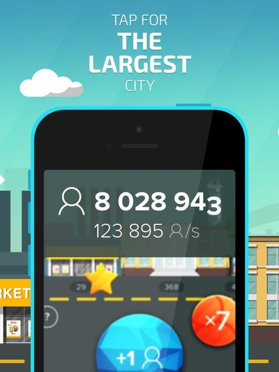 Clicker: tap, stork, people screenshot 3