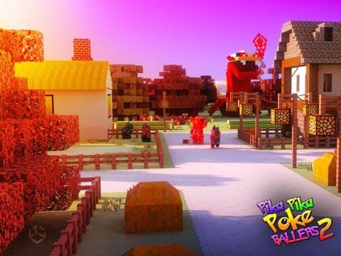 Pika-Pika Poke Ballers 2 - Modern Pixelmon War screenshot 3