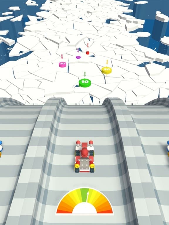 Glide Race 3D screenshot 2