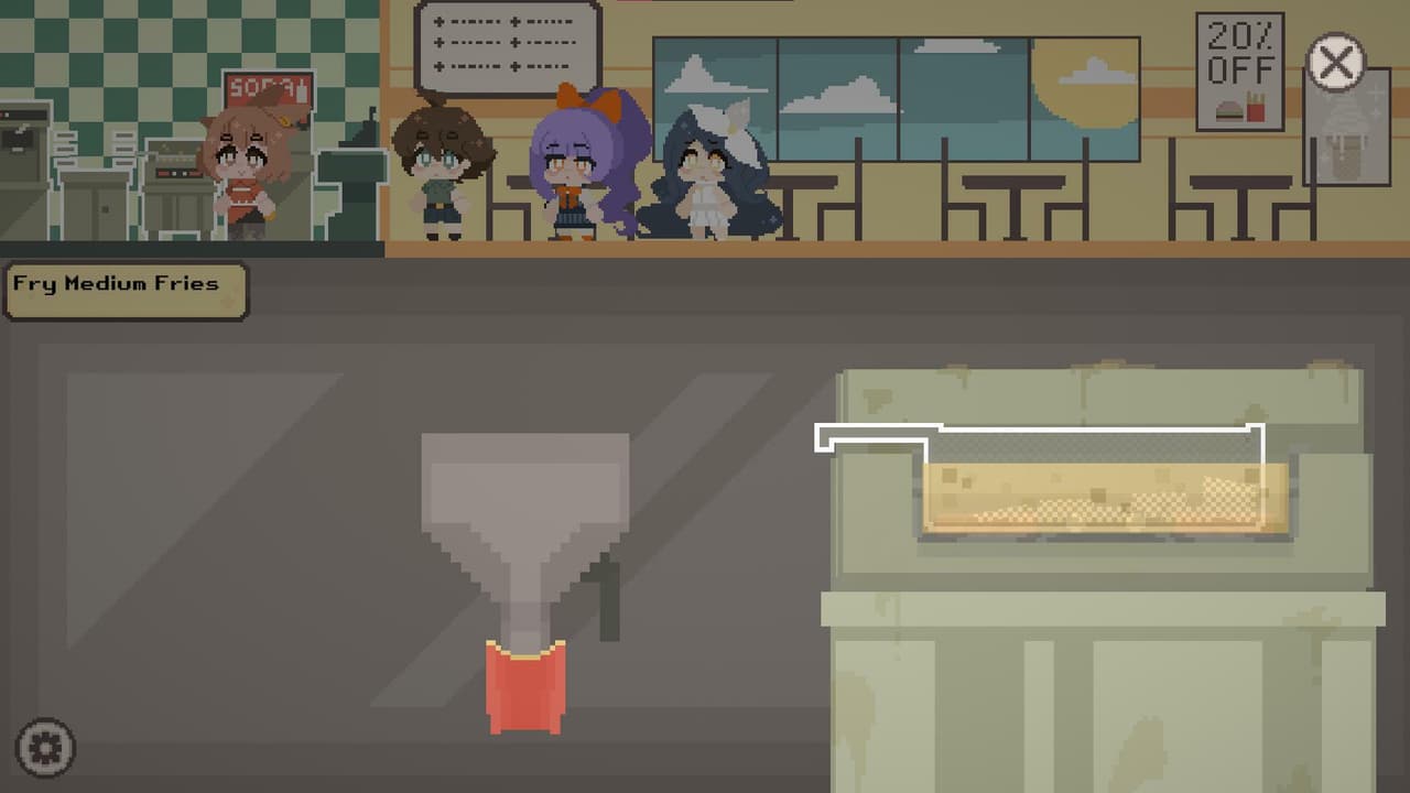 Double Cheeseburger, Medium Fries (itch) screenshot 4