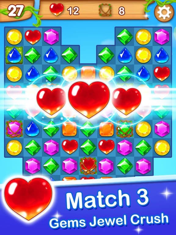Gems & Jewels - Match 3 Games screenshot 2