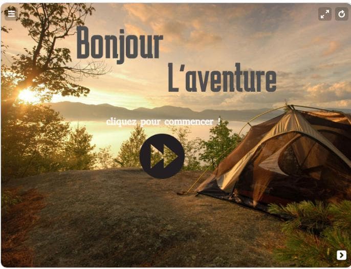 Bonjour laventure !