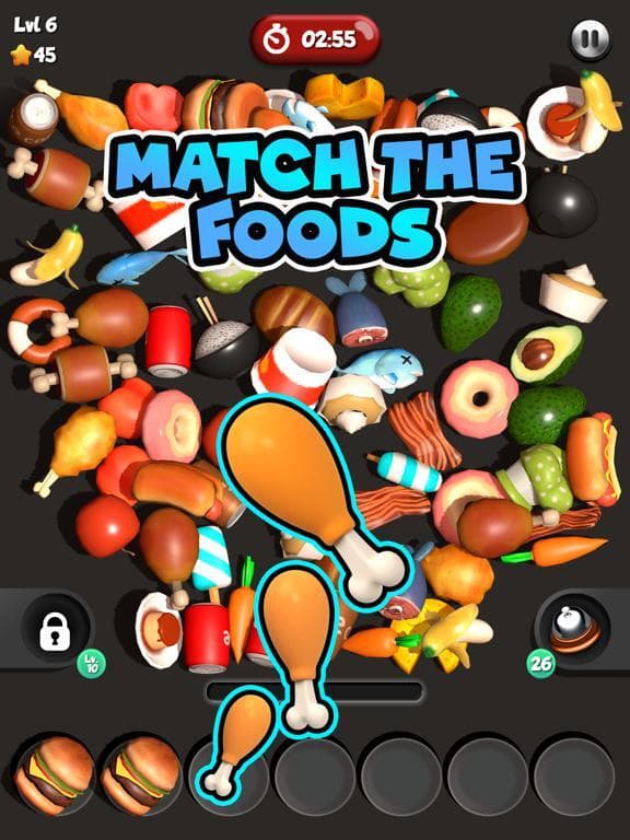 Food Match 3D: Tile Puzzle screenshot 3