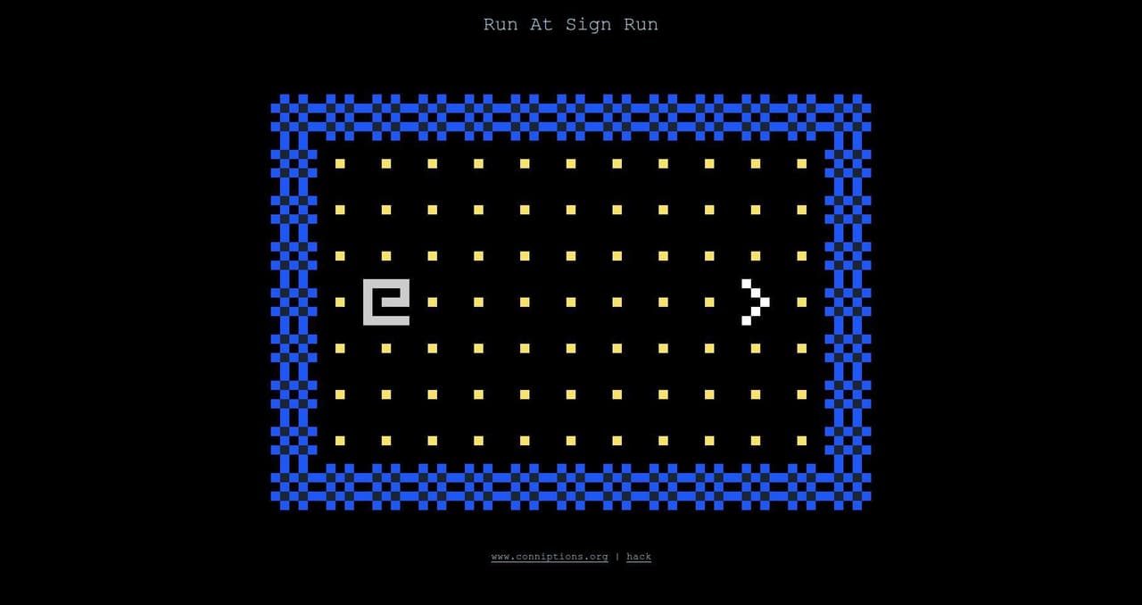 Run At Sign Run