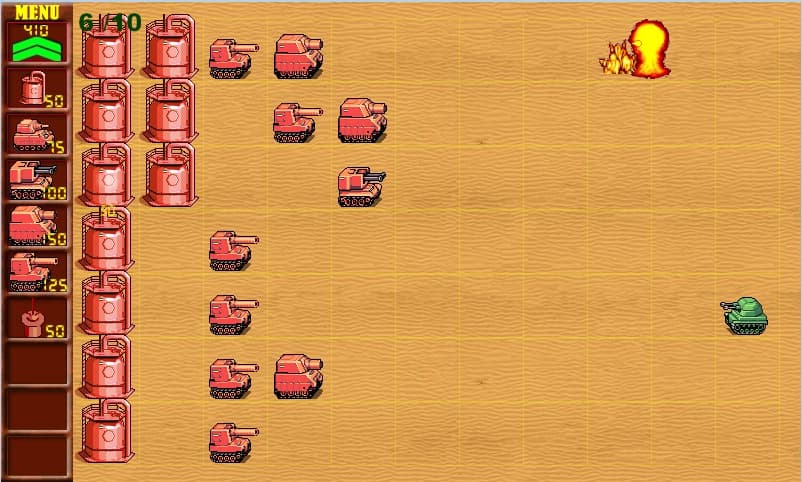 Clash of small army