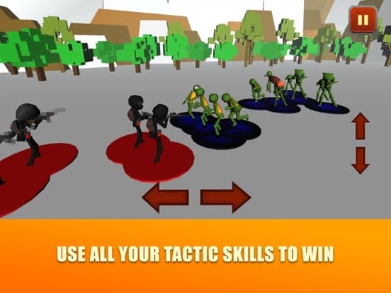 Sticky Man Zombie Fight Arena