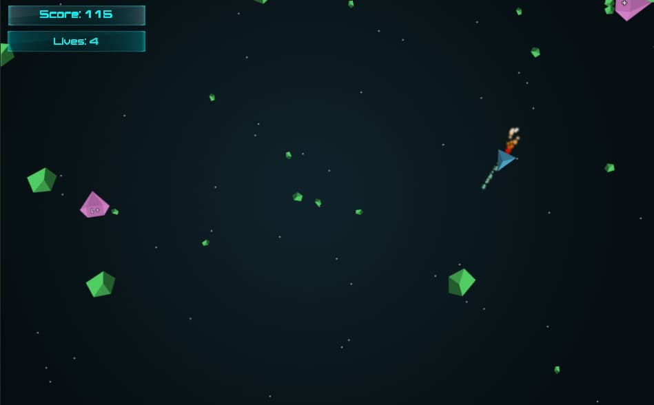 Asteroids Remake (Catriona_93) screenshot 3