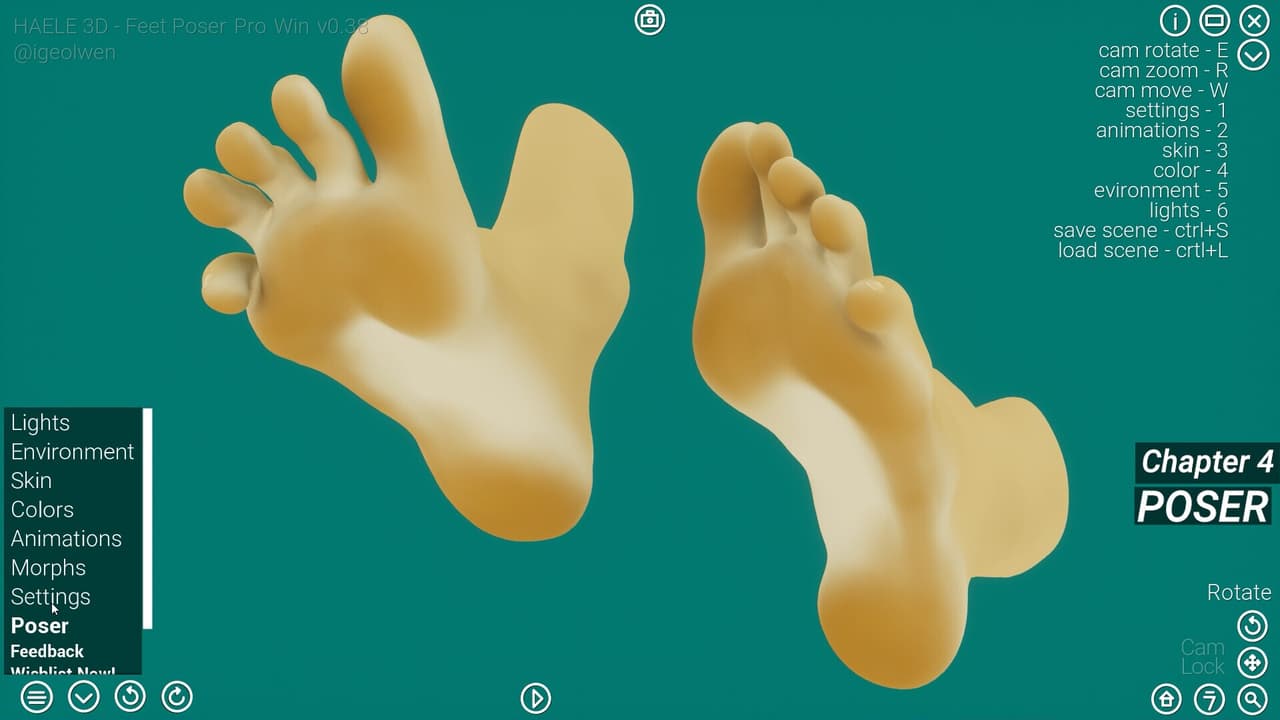 HAELE 3D - Feet Poser Pro screenshot 4