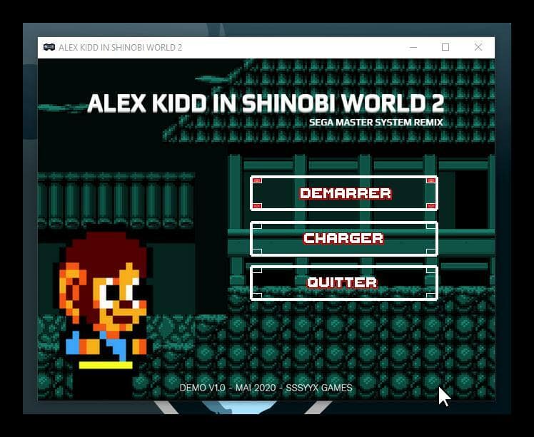 Alex Kidd in Shinobi World 2 [Sega Master System Remix] screenshot 2