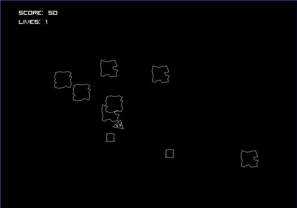 Asteroids (itch) (PineappleG4MER) screenshot 3