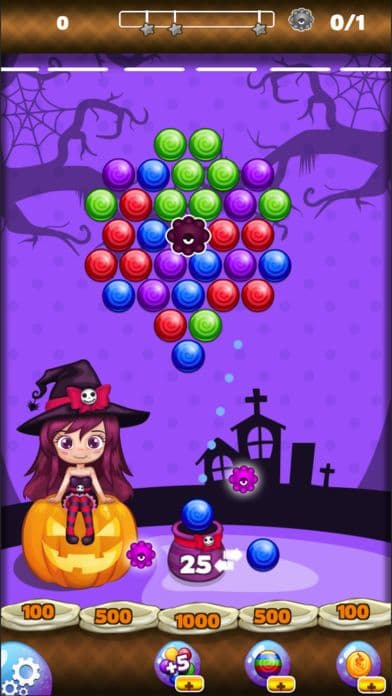 Bubble Shooter Mania - Sweet Halloween screenshot 3