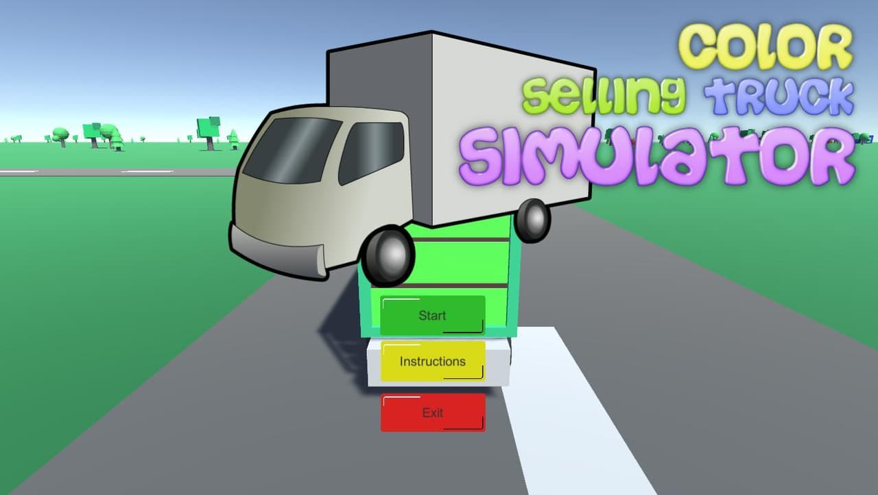 Color Selling Truck Simulator screenshot 2