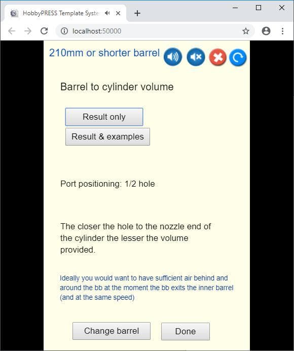 Airsoft AEG Cylinder and Inner Barrel Matching screenshot 2