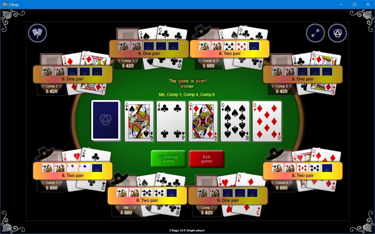 Poker 3 Bags Full Version screenshot 5