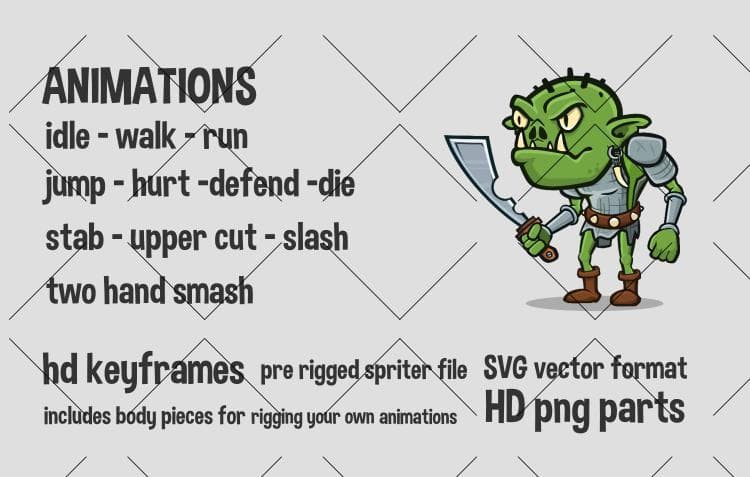 Mega orc pack screenshot 3