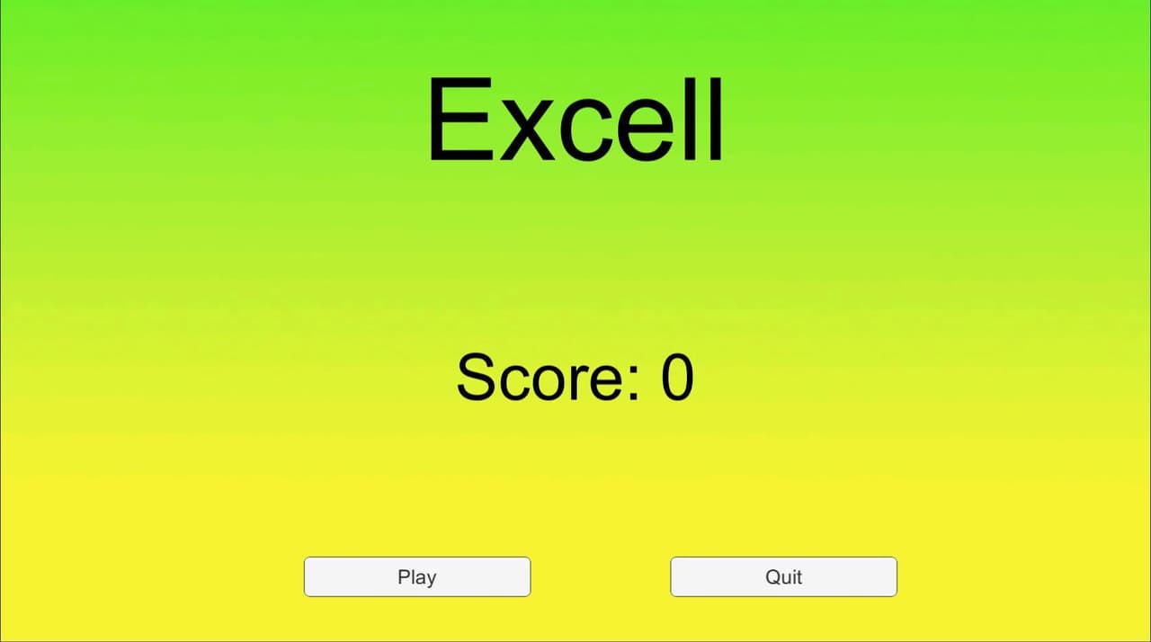 Excell screenshot 2