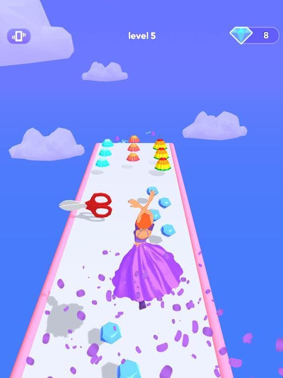 Hover Skirt: stack & dress up screenshot 2