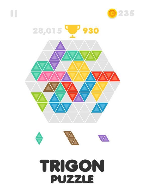 Trigon Block Puzzle screenshot 2