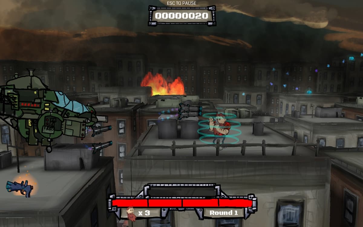 Super Rooftop Chopper Fighter